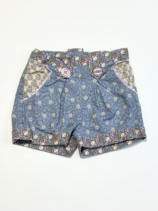 Floral cotton shorts - Size 2