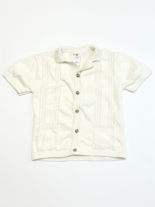 Pointelle knit shirt - Size 2