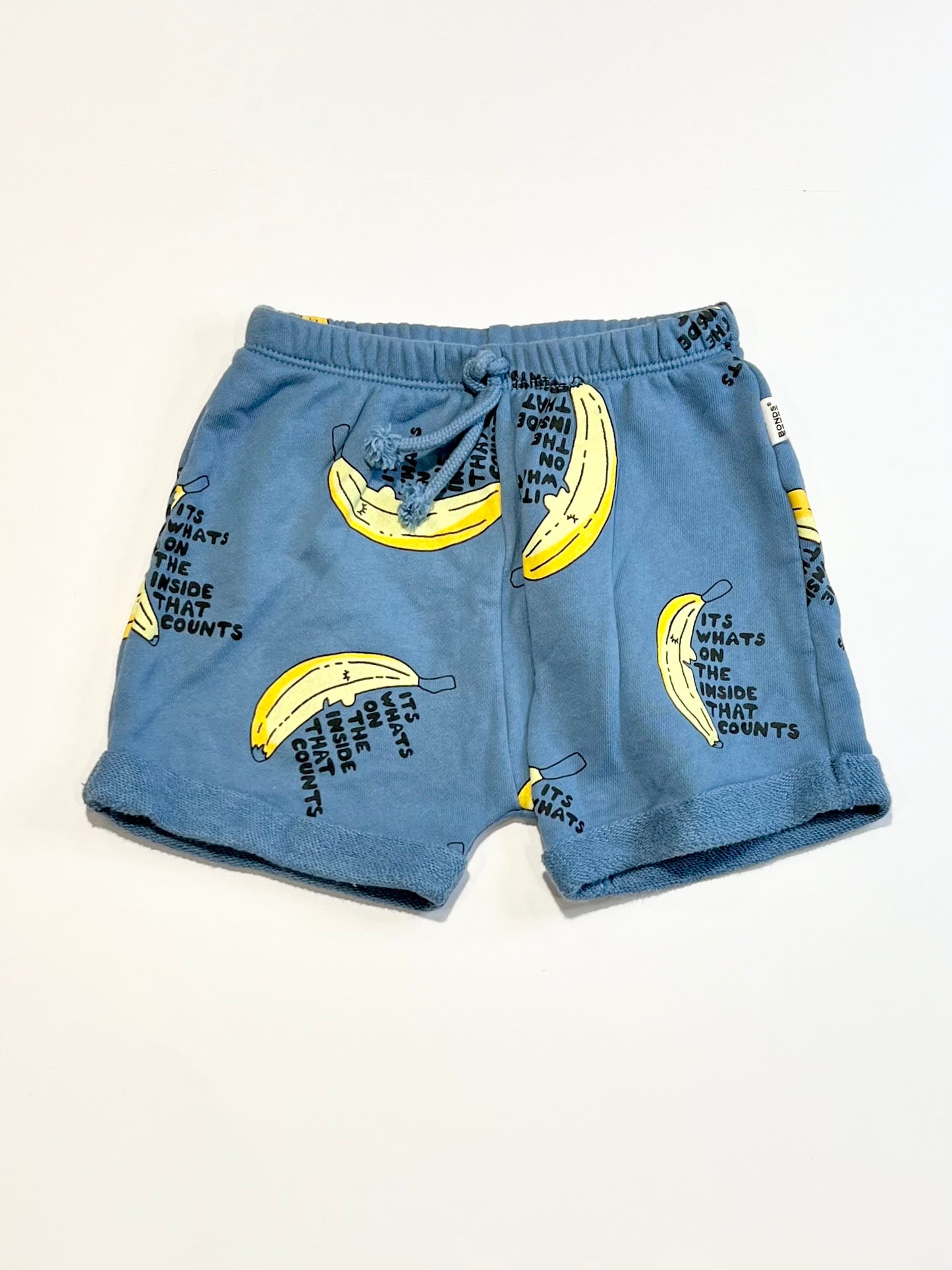 Blue banana sweat shorts - Size 1