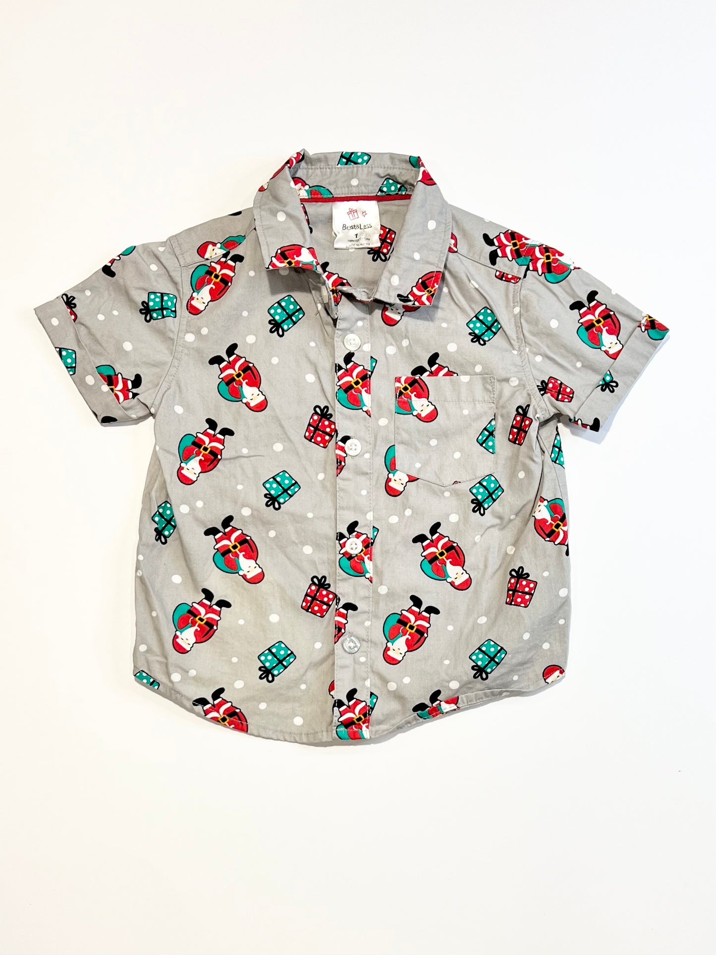 Christmas Santa shirt - Size 1