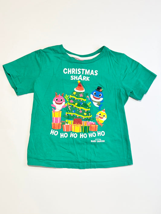 Christmas shark tee - Size 5