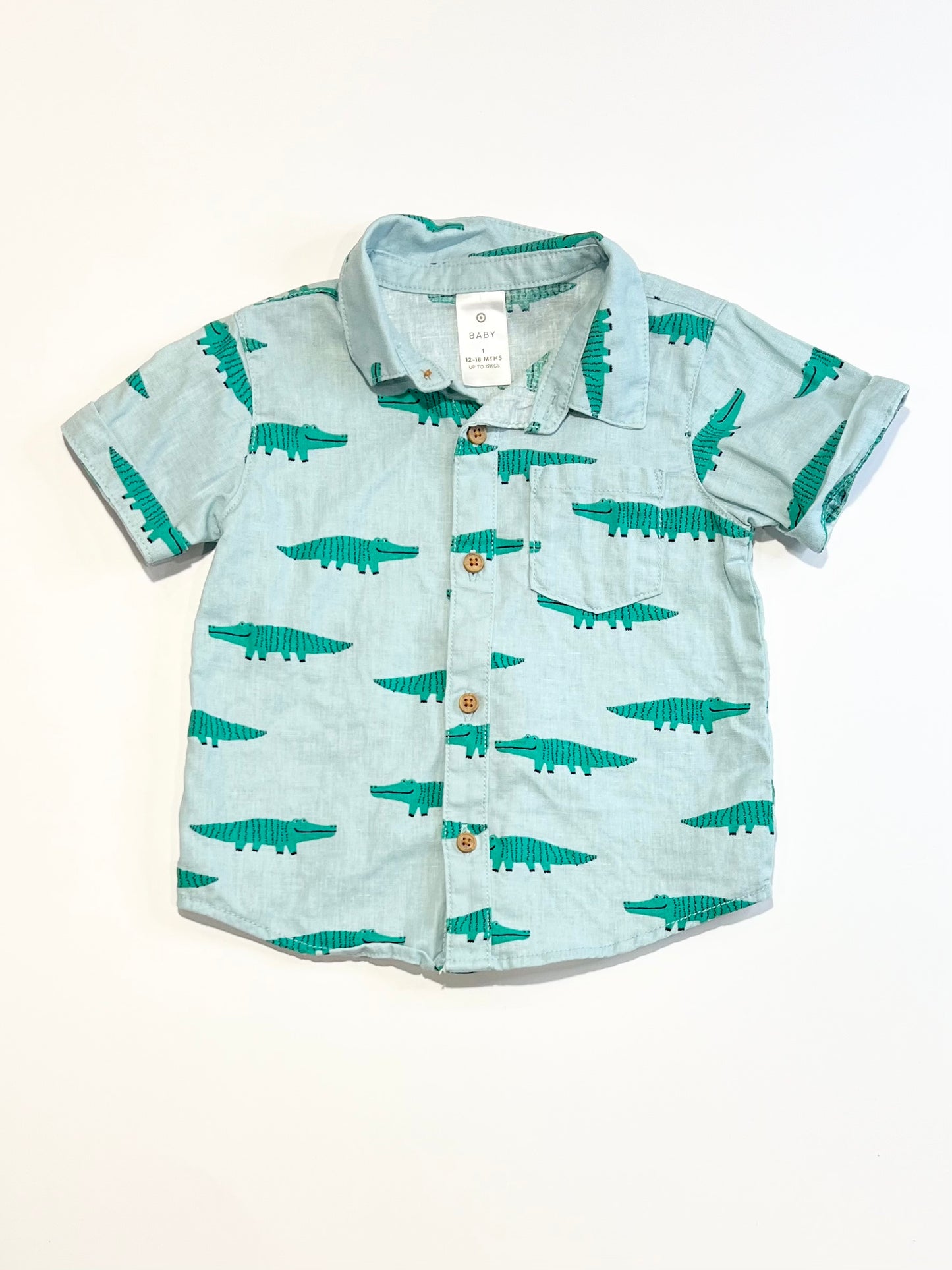 Woven crocs shirt - Size 1