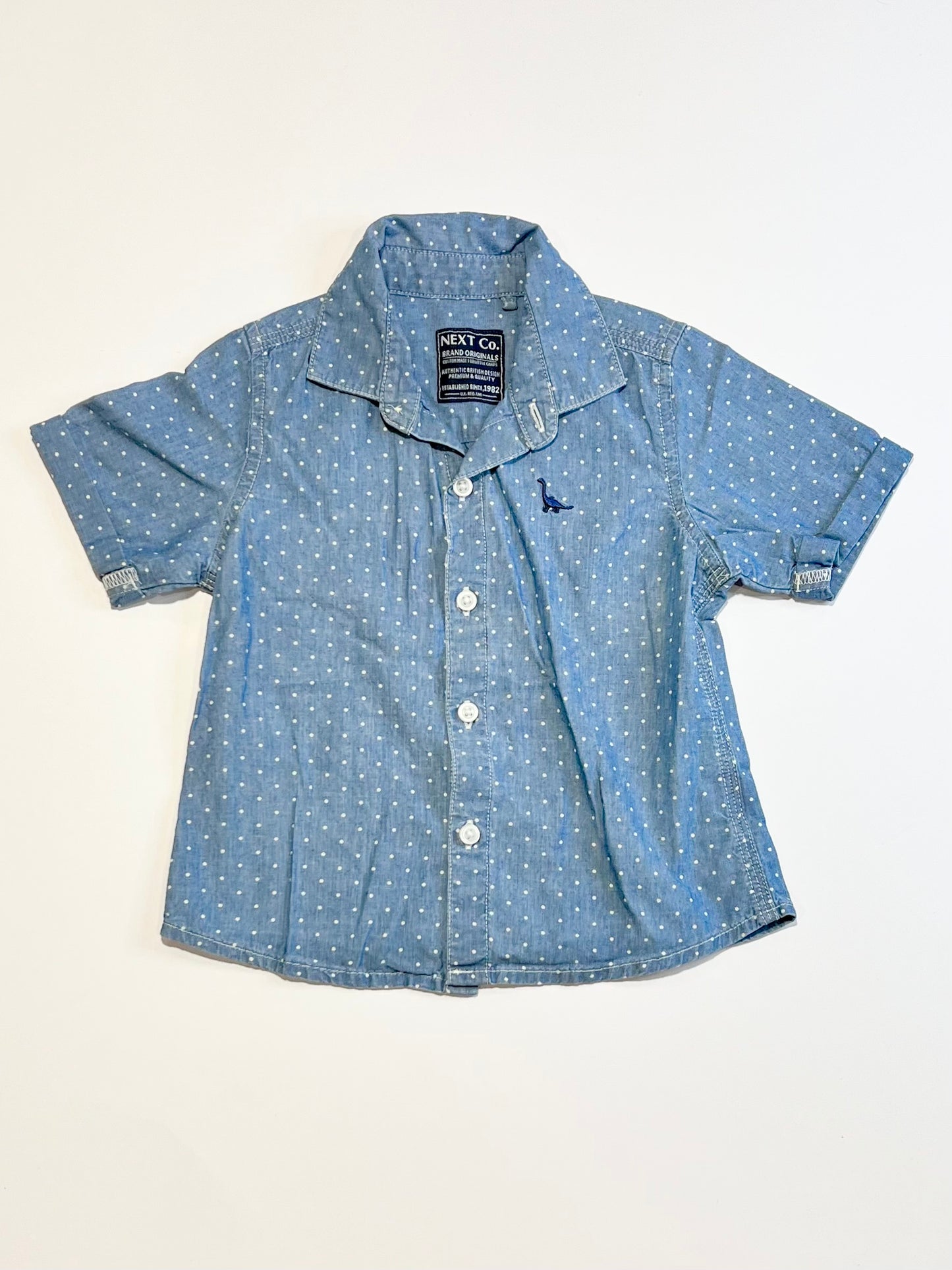 Spotty chambray shirt - Size 1