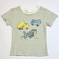 Striped trucks tee - Size 5