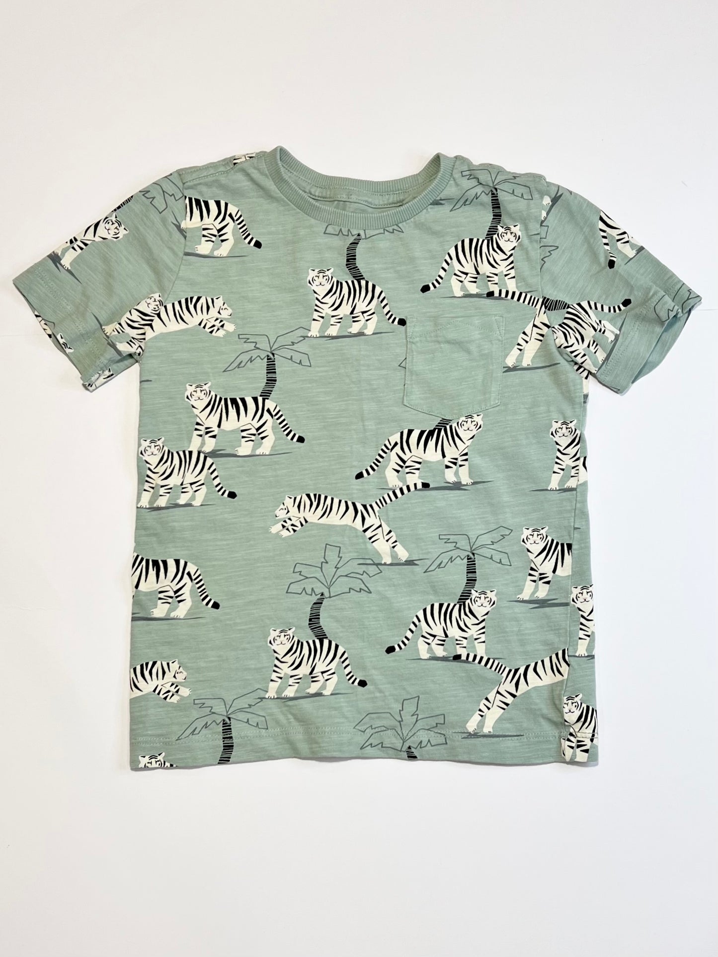 Green tigers tee - Size 5