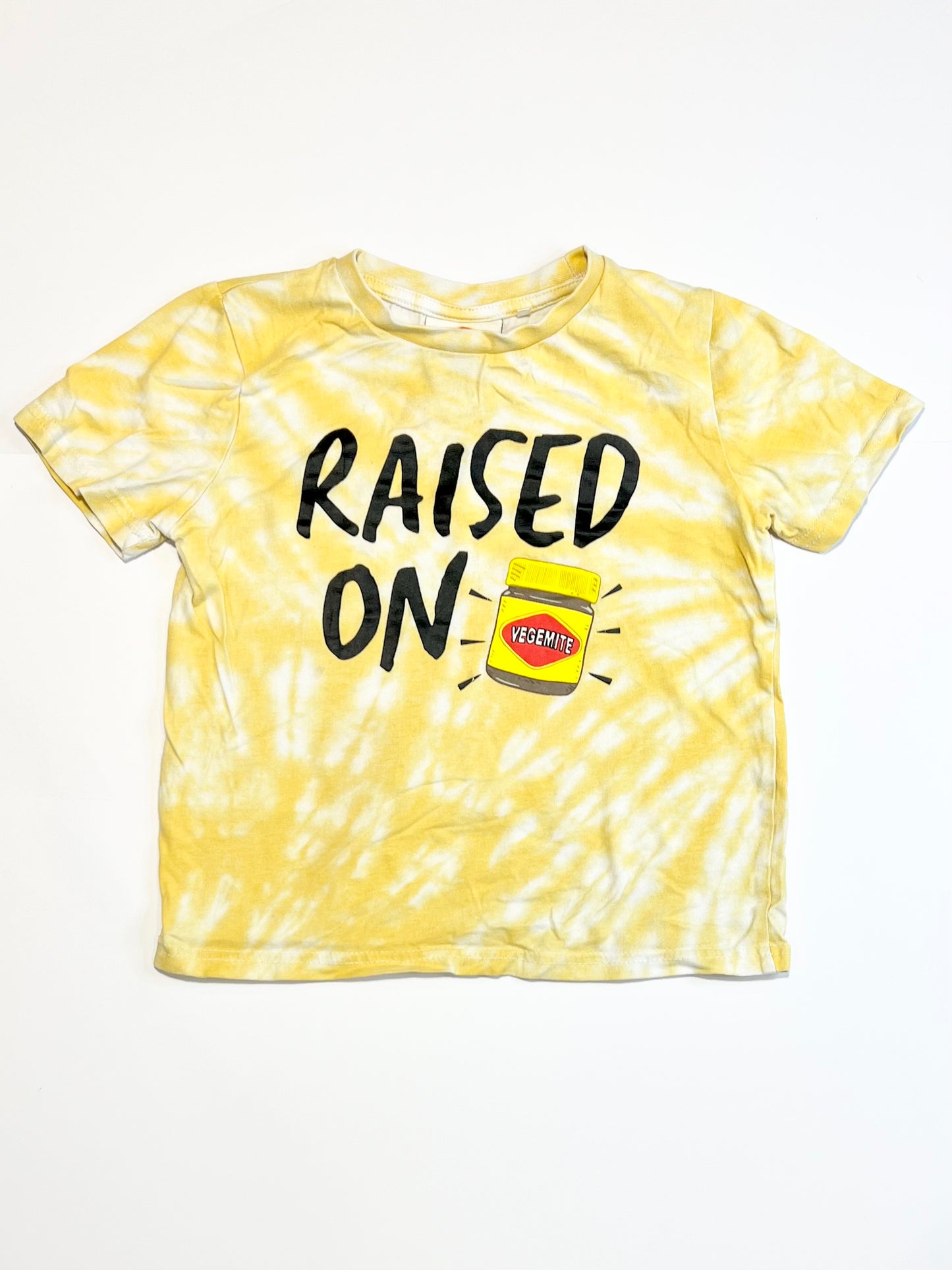 Raised on Vegemite tee - Size 5