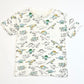 White dinosaurs tee - Size 5