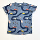 Vehicles and roads tee - Size 1