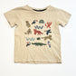 Tan animals tee - Size 1