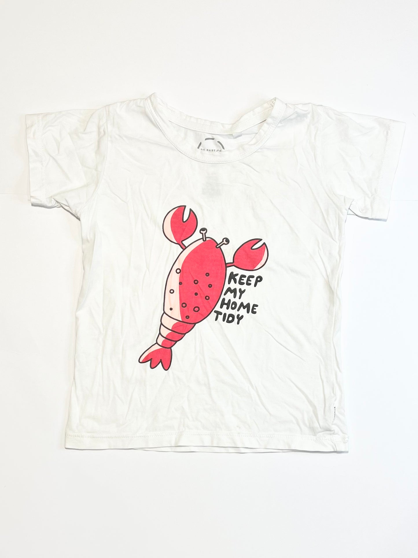 White lobster tee - Size 5