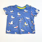 Blue seagulls tee - Size 1