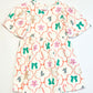 Christmas jersey dress - Size 2