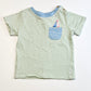 Striped sailboat tee - Size 1