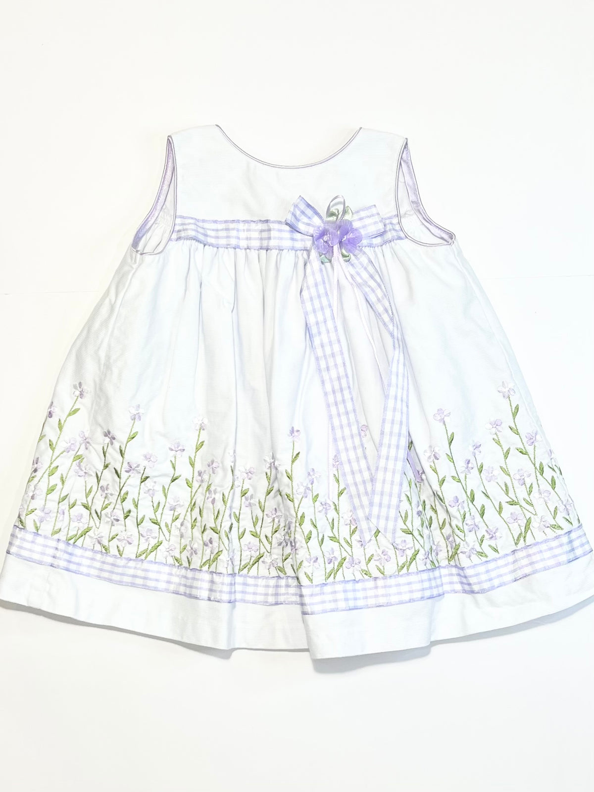 Embroidered floral dress - Size 2