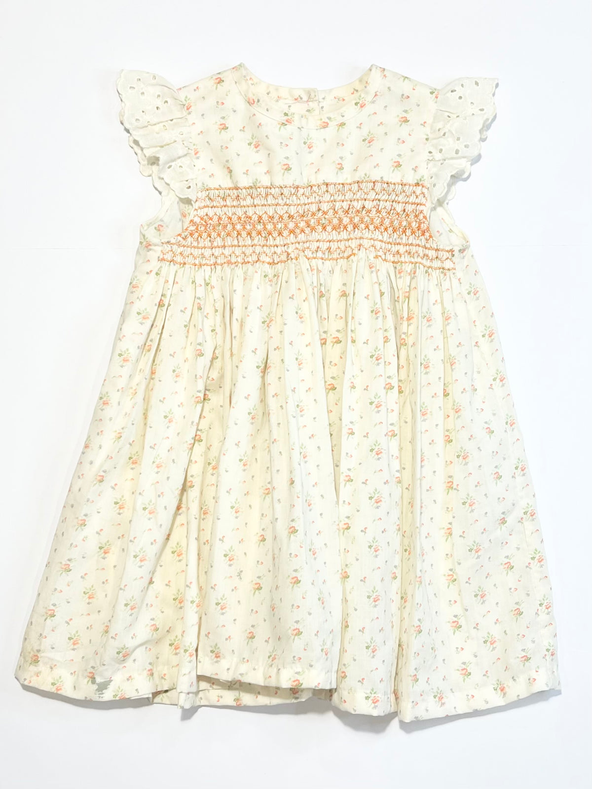 Floral smocked dress - Size 2