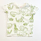 Green animals tee - Size 1
