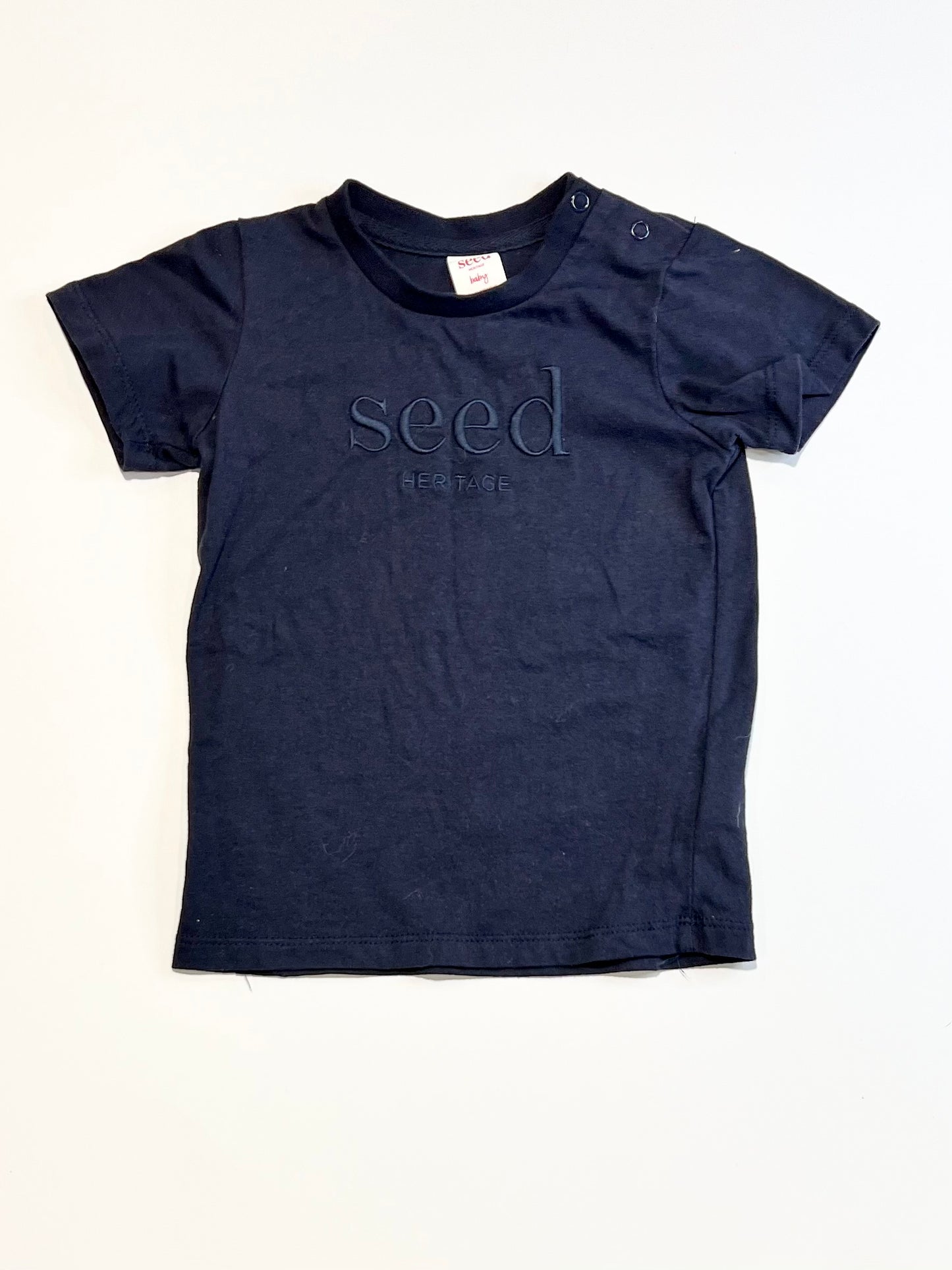 Navy logo tee - Size 1