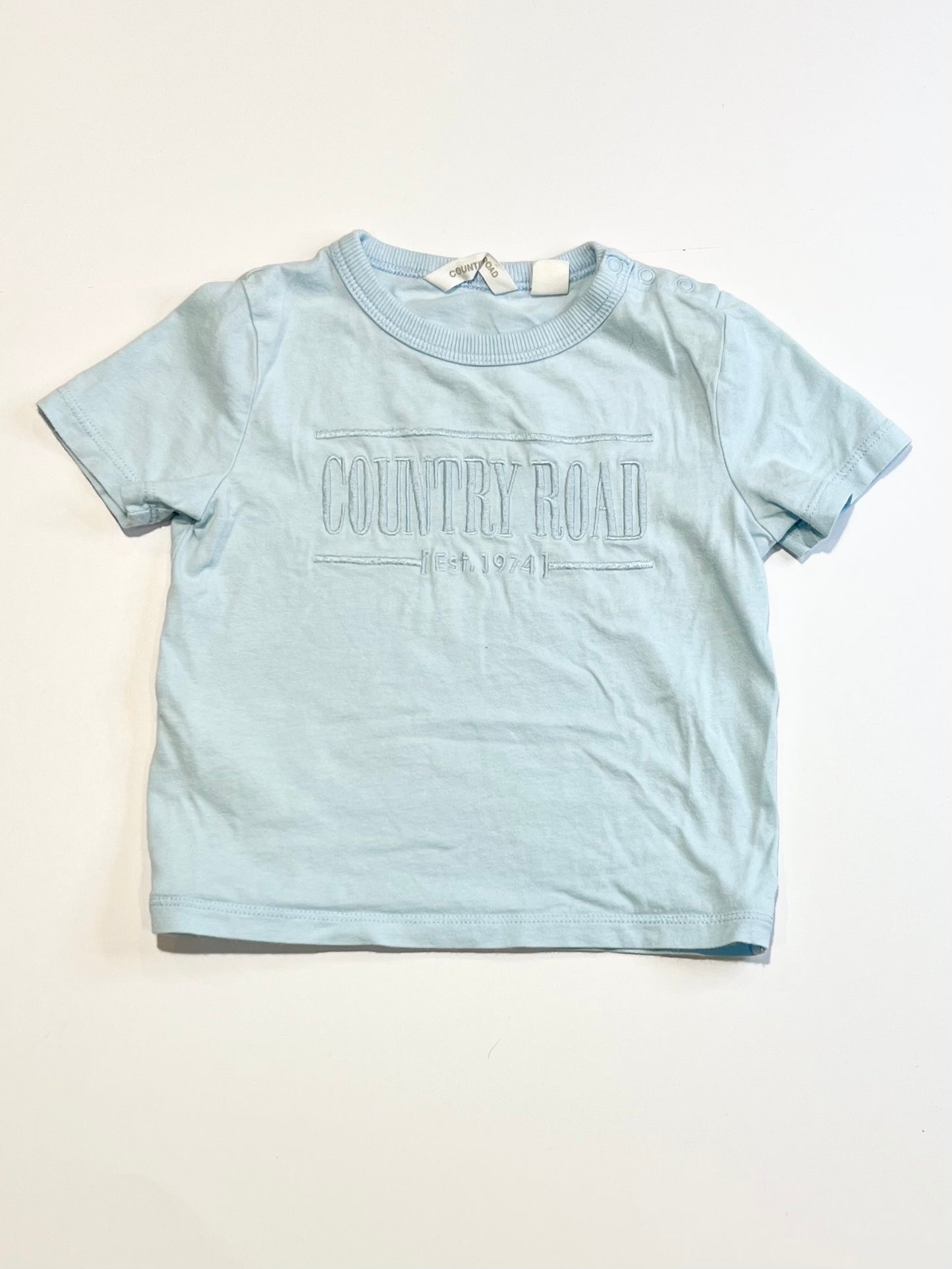 Blue heritage tee - Size 1
