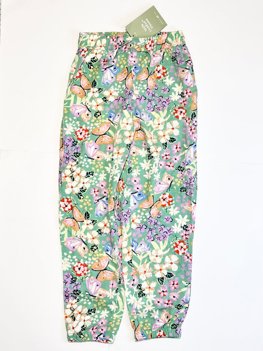 Viscose floral pants brand new - Size 5-6