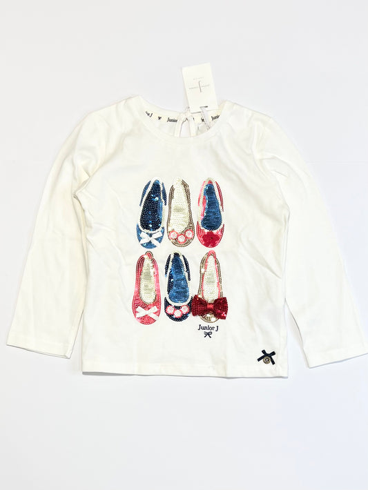Sequined shoes top brand new - Size 3-4