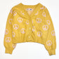 Peace sign cardigan - Size 5-6