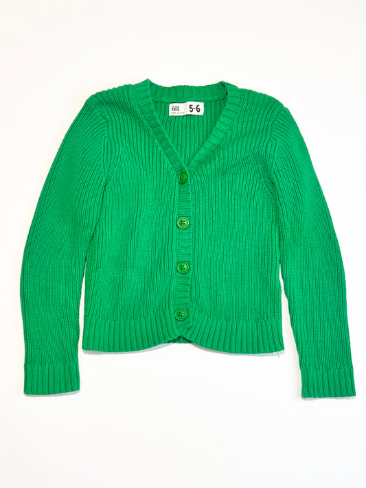 Green cardigan - Size 5-6