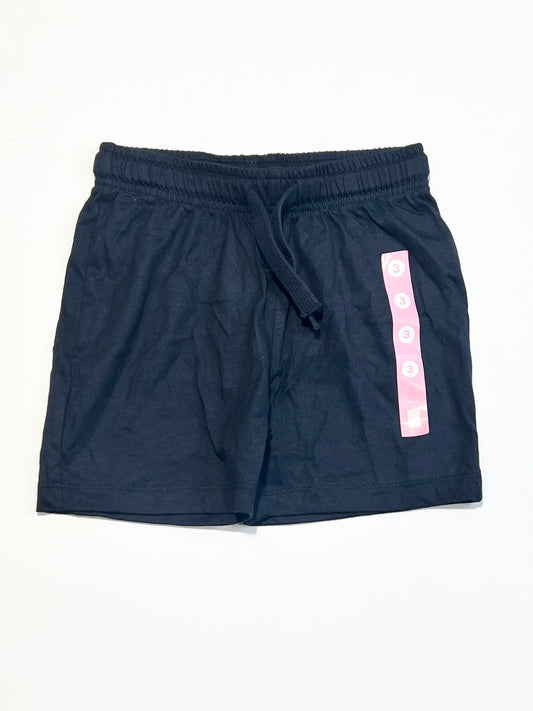Navy jersey shorts brand new - Size 3
