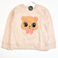 Pink bear sweater brand new - Size 5