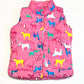 Horses puffer vest - Size 5