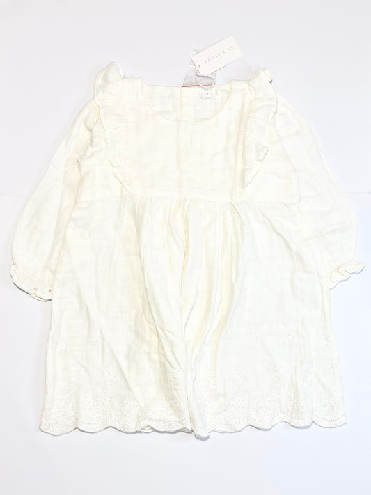 Muslin cutwork dress brand new - Size 5