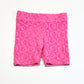 Terry floral bike shorts - Size 5