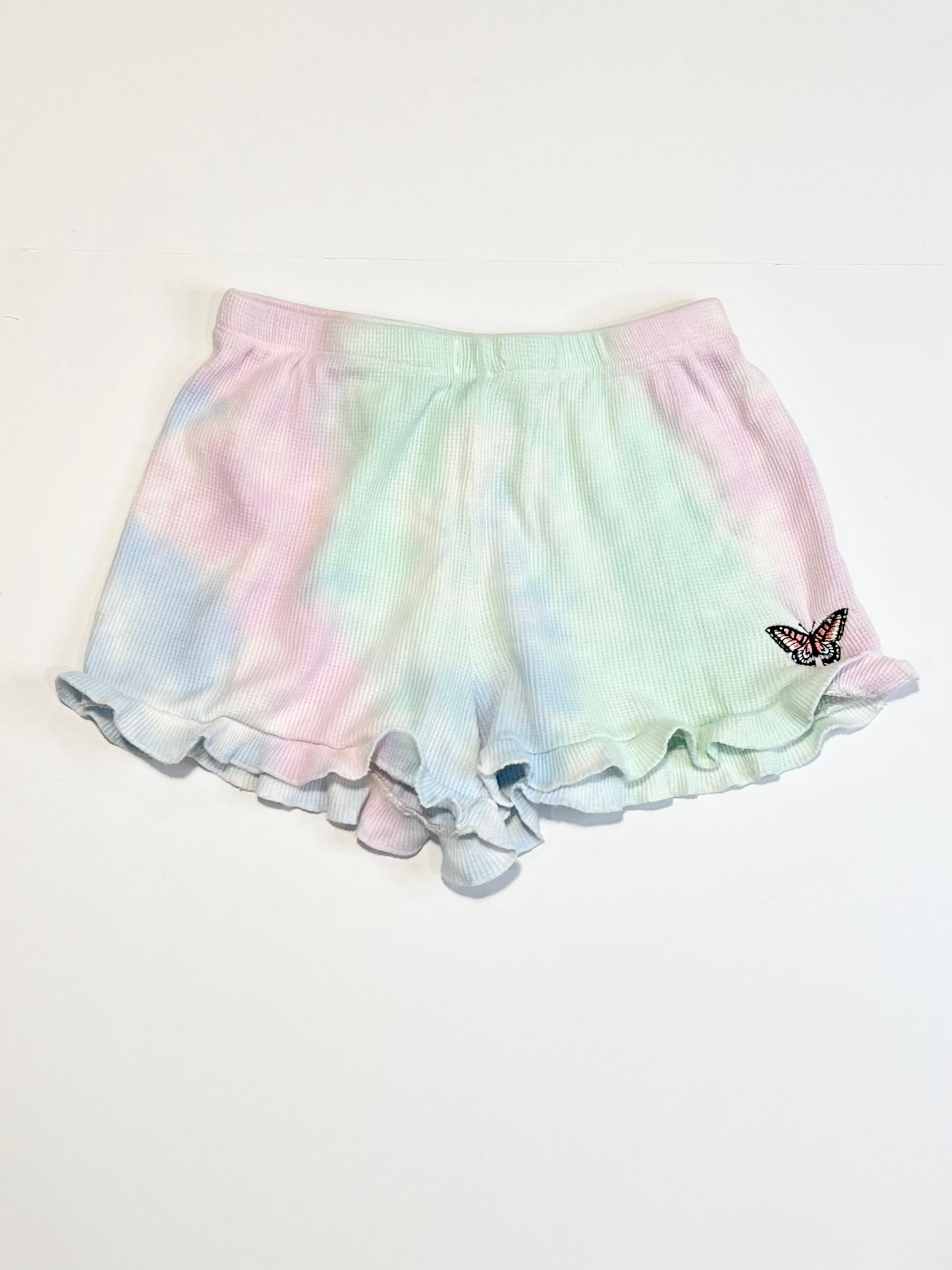 Waffle butterfly shorts - Size 5-6