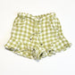 Green muslin shorts - Size 5-6