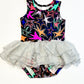 Stars tutu bodysuit - Size 2