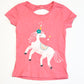 Pink unicorn tee - Size 5