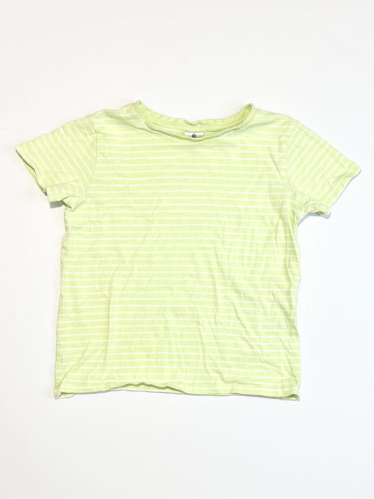 Green striped tee - Size 5