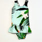 Leafy swim one-piece - Size 1