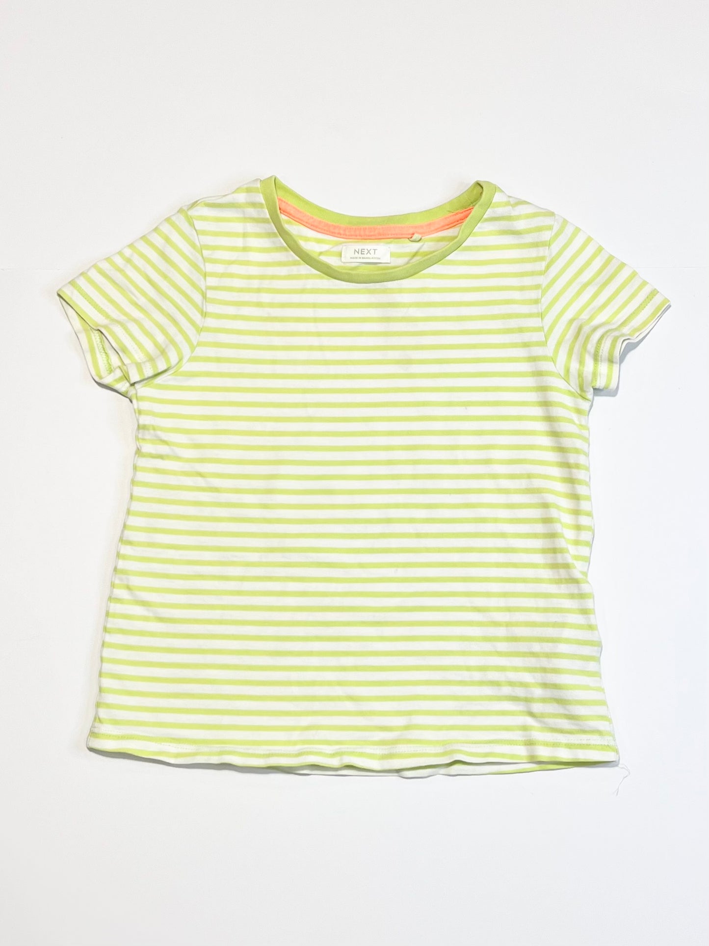 Green striped tee - Size 5