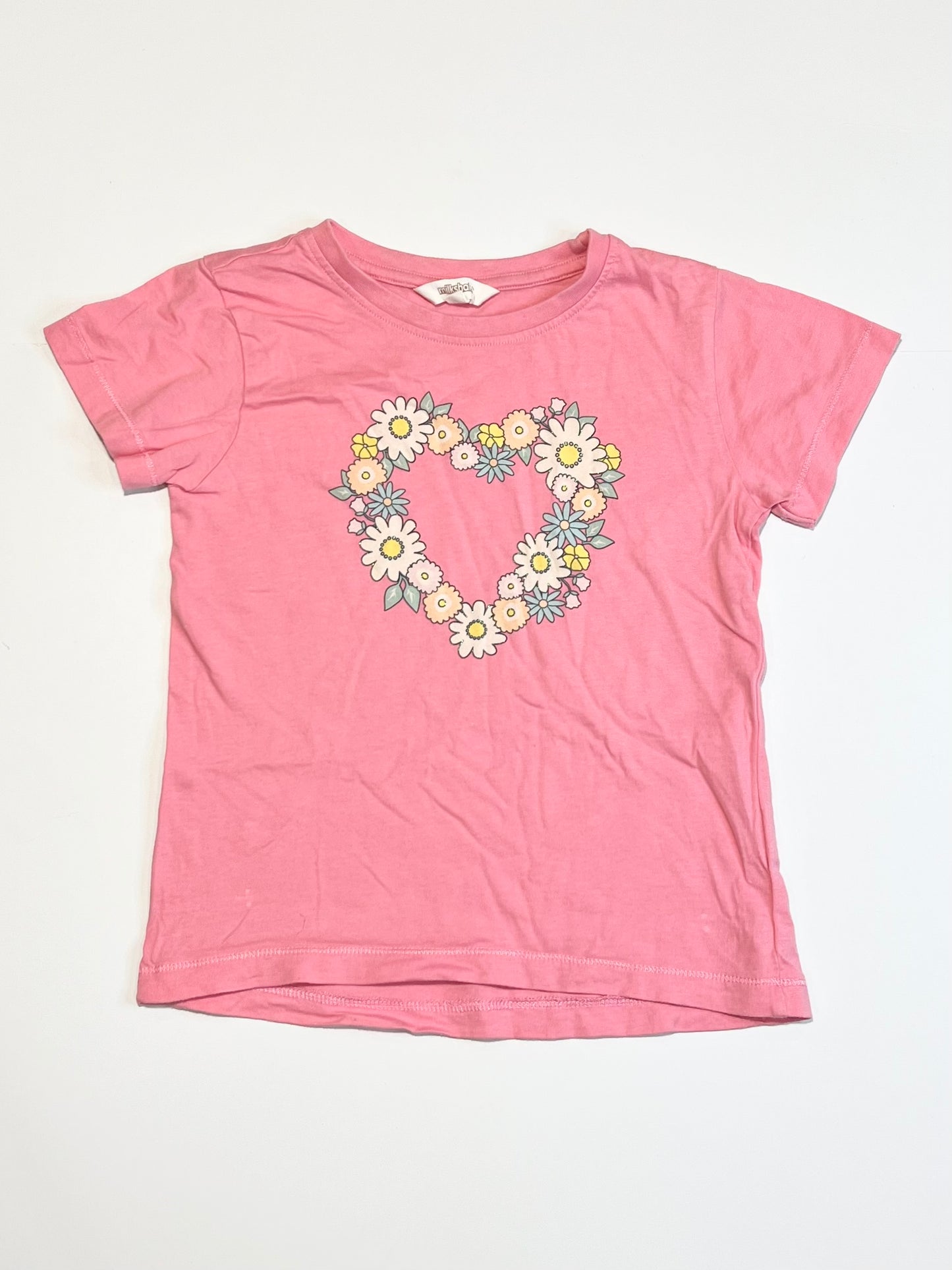 Pink heart tee - Size 5
