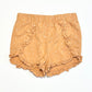 Brown ruffle shorts - Size 3