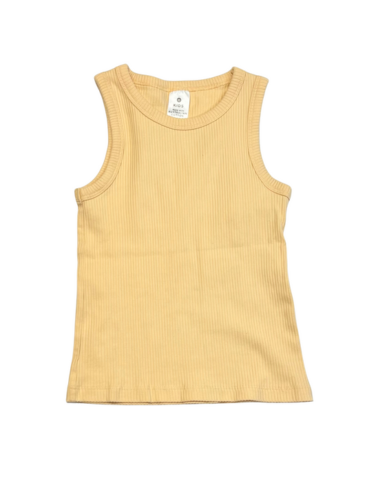 Orange ribbed tank - Size 5