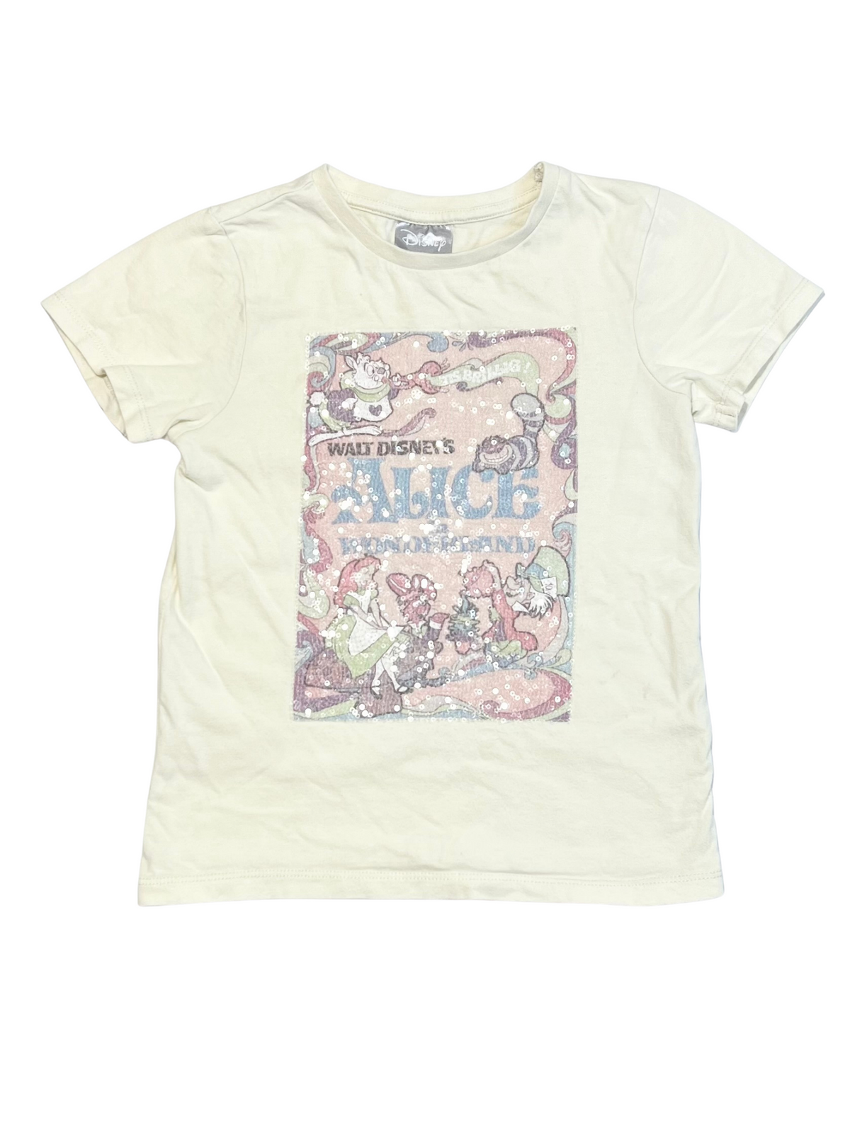 Sequined Alice in Wonderland tee - Size 5
