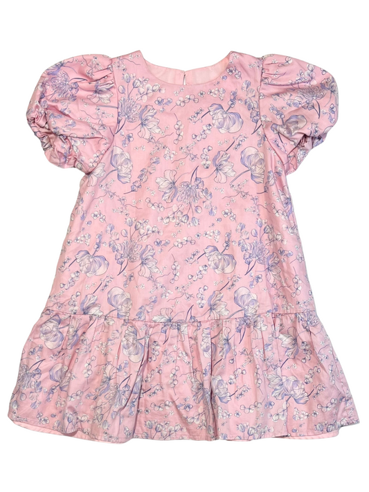 Pink floral dress - Size 5