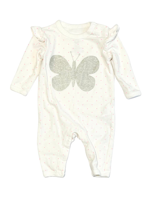 Spotty butterfly onesie - Size 0000