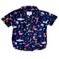 Navy Christmas shirt - Size 2
