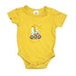 Yellow digger bodysuit - Size 0000