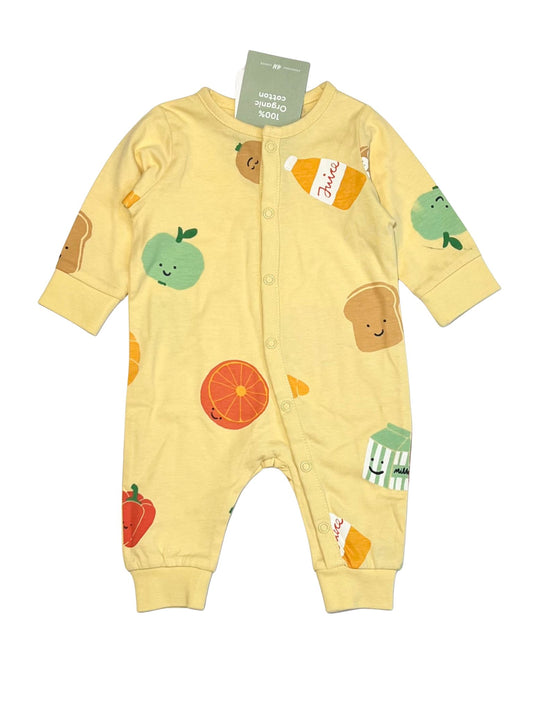 Yellow breakkie onesie brand new - Size 0000