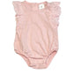 Pink ruffle bodysuit - Size 0000