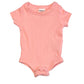 Pink ribbed bodysuit - Size 0000