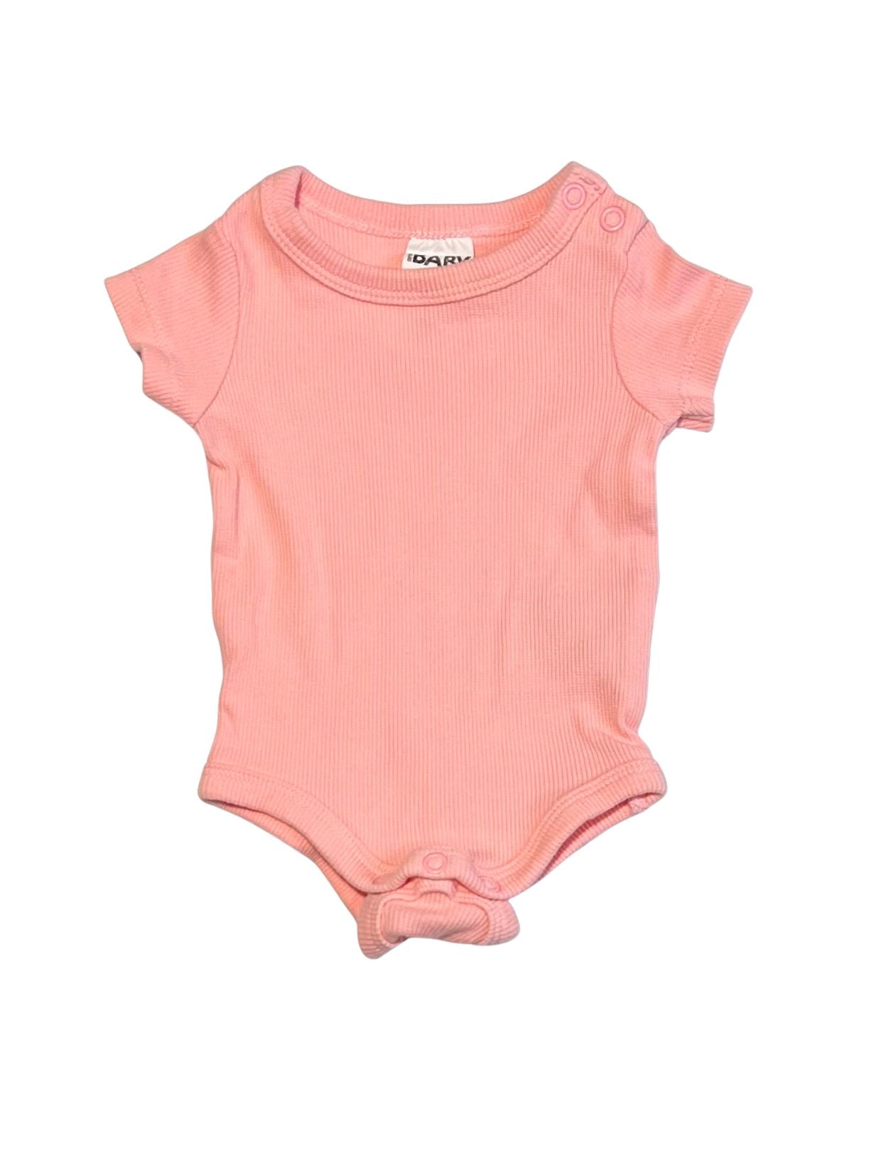 Pink ribbed bodysuit - Size 0000